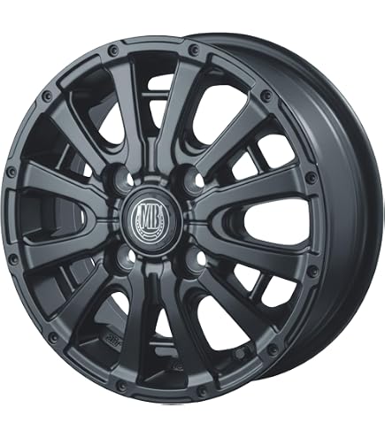 Amazon | 【ホイールのみ 4本セット】14インチ MAD CROSS RANGER 5J+35
